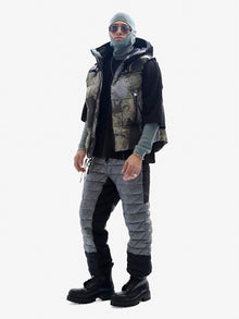 Man HOODED DOWN VEST - Rekall Tie