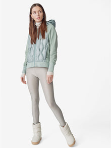 Womens | Down Zip Hoodie | Slate Gray