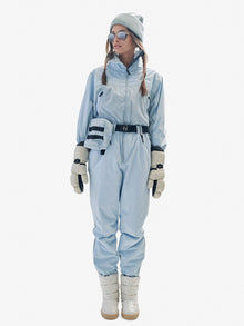 Women's Powder Suit - Blue Fog - front