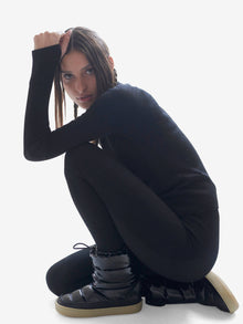 Woman AIRWARm BOTTOm - Black - side