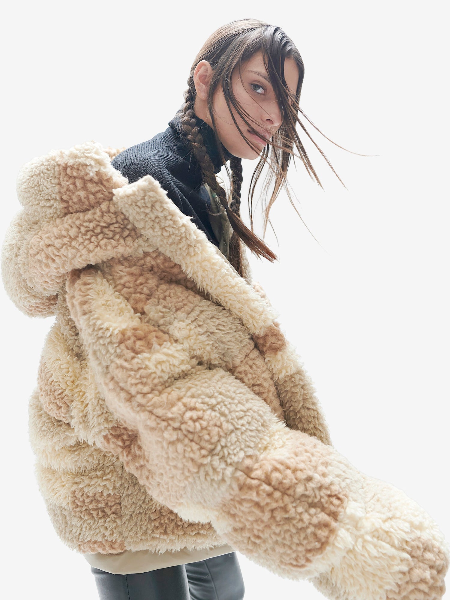 Womens | Sherpa Down Puffer | Natural Mix