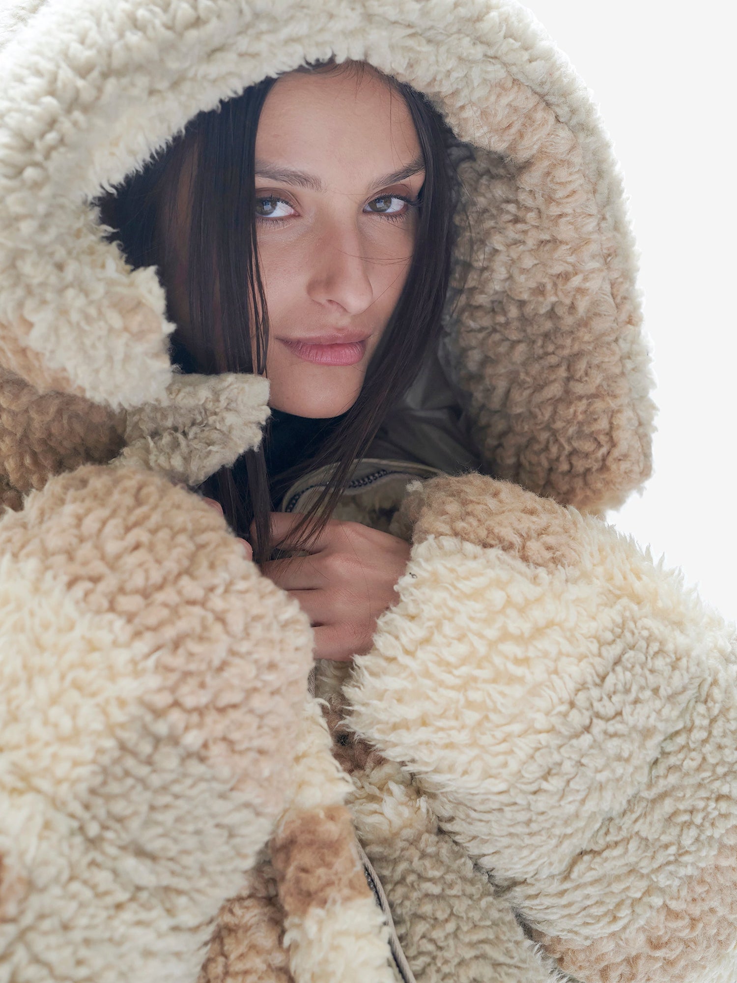 Womens | Sherpa Down Puffer | Natural Mix