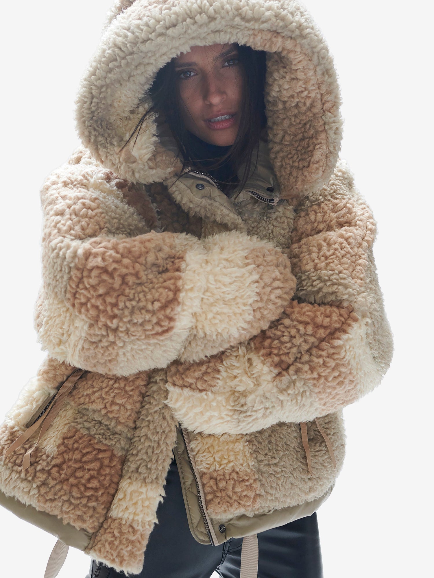 Womens | Sherpa Down Puffer | Natural Mix