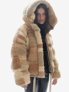 Womens | Sherpa Down Puffer | Natural Mix