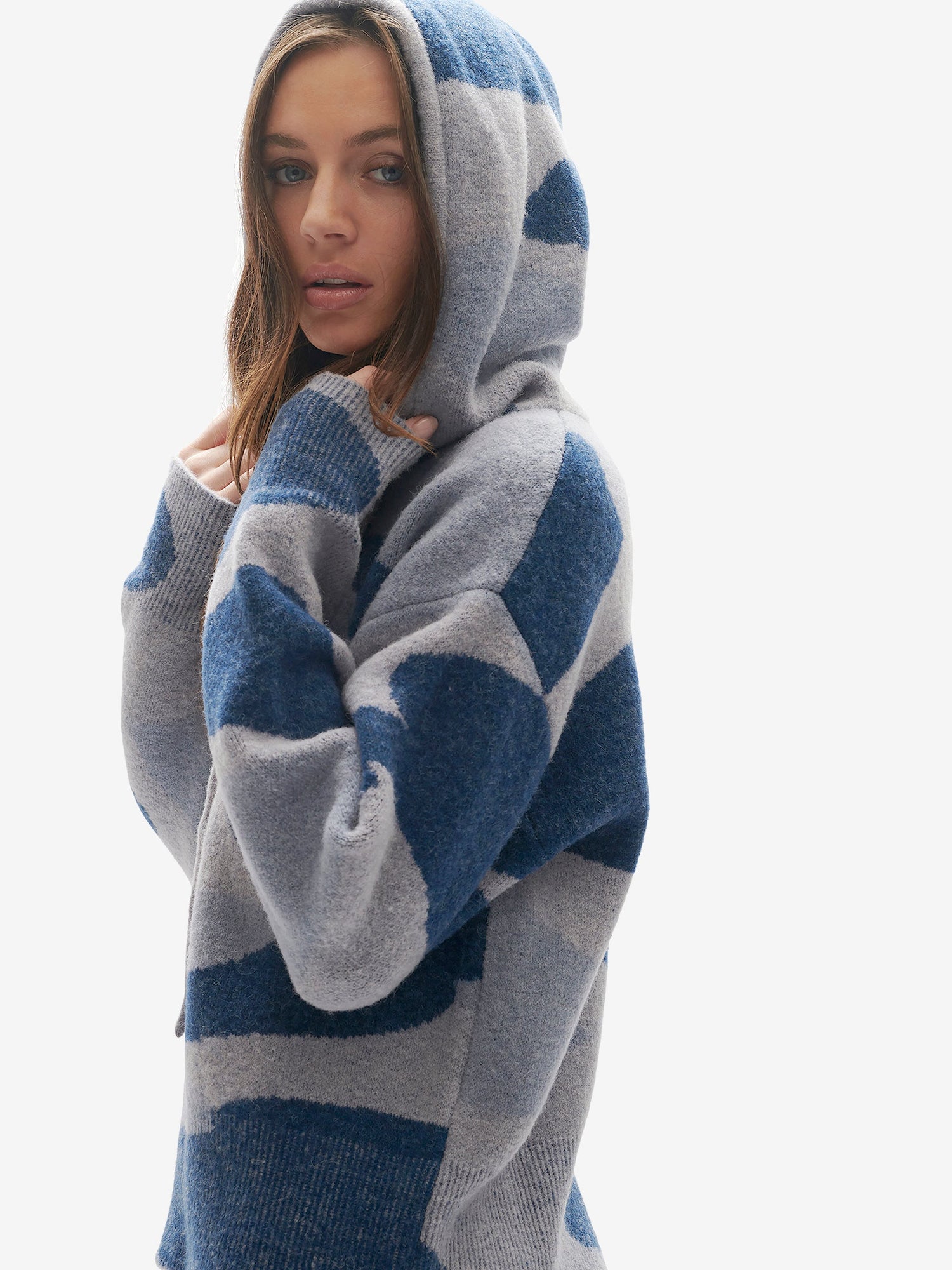 CHALET HOODIE - Blue Fog Camo