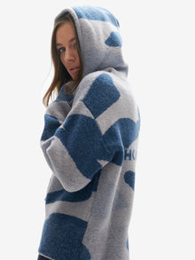 CHALET HOODIE - Blue Fog Camo - back