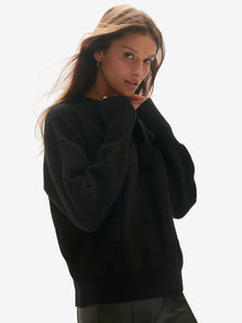 Woman WOOL ICON SWEATER - Black