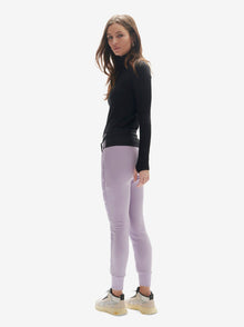 Woman HYBRID DOWN JOGGER - Lavender - back