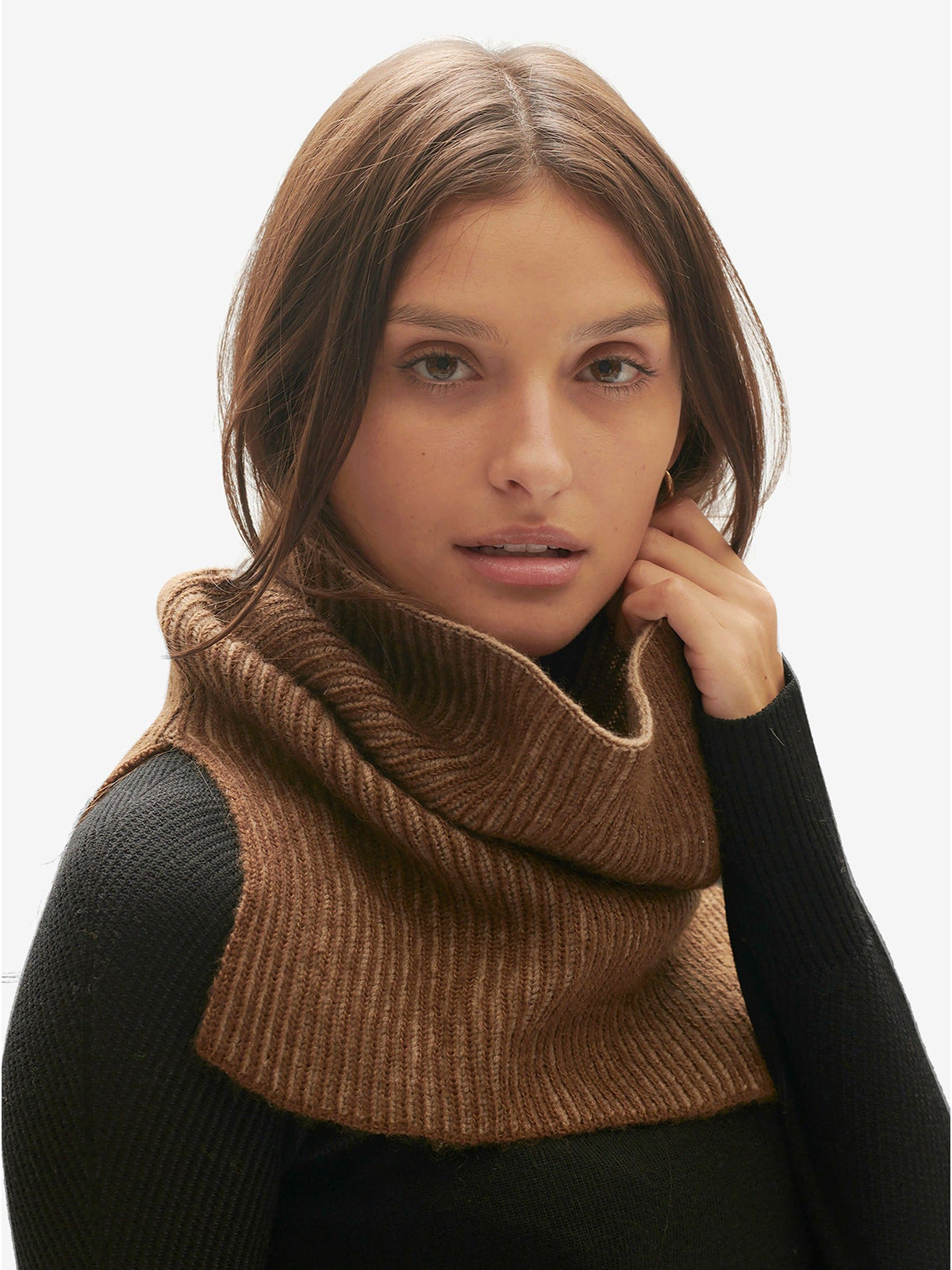 Womens | Wool Neck Gaiter | Desert Taupe
