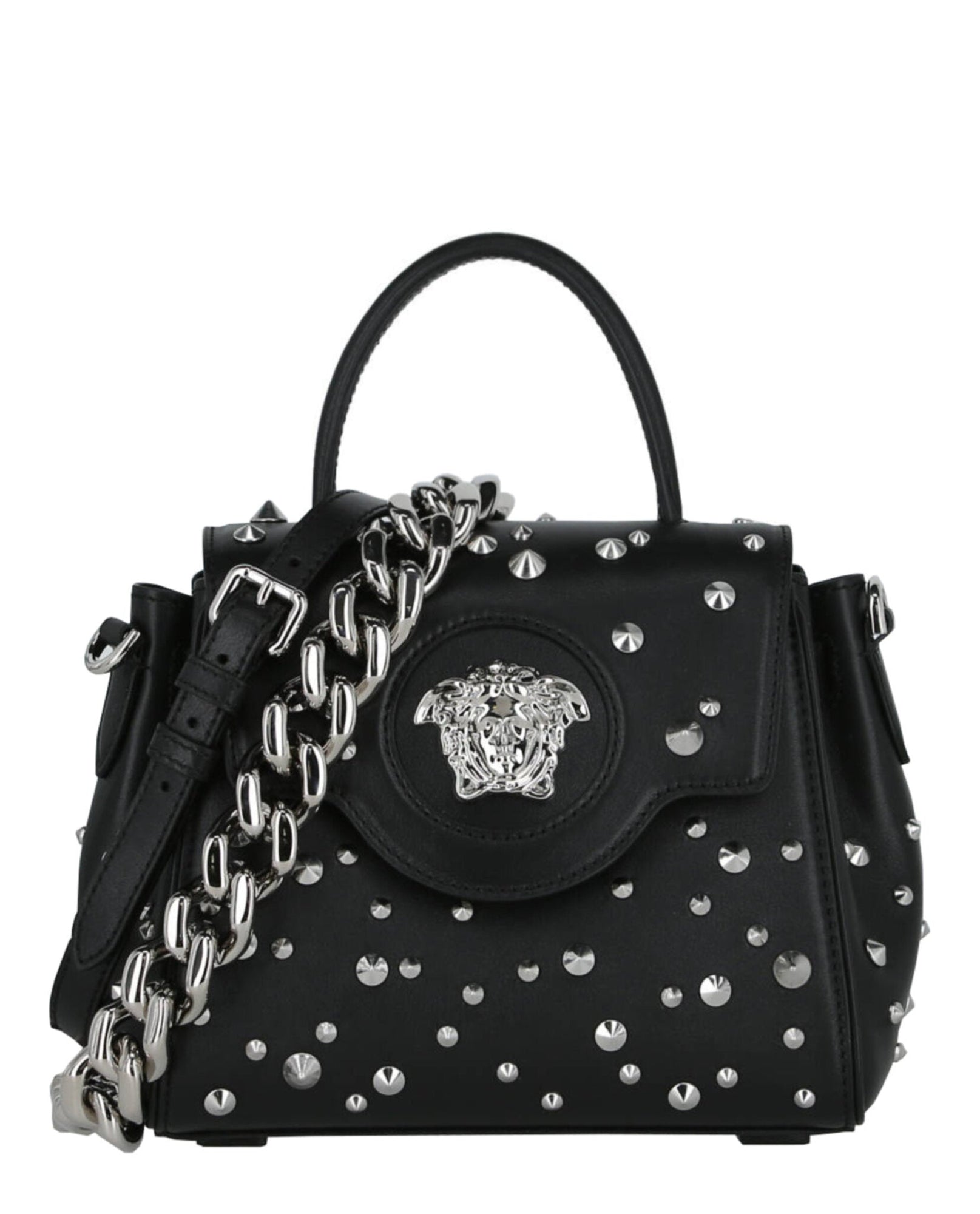 Versace | Studded La Medusa Shoulder Bag