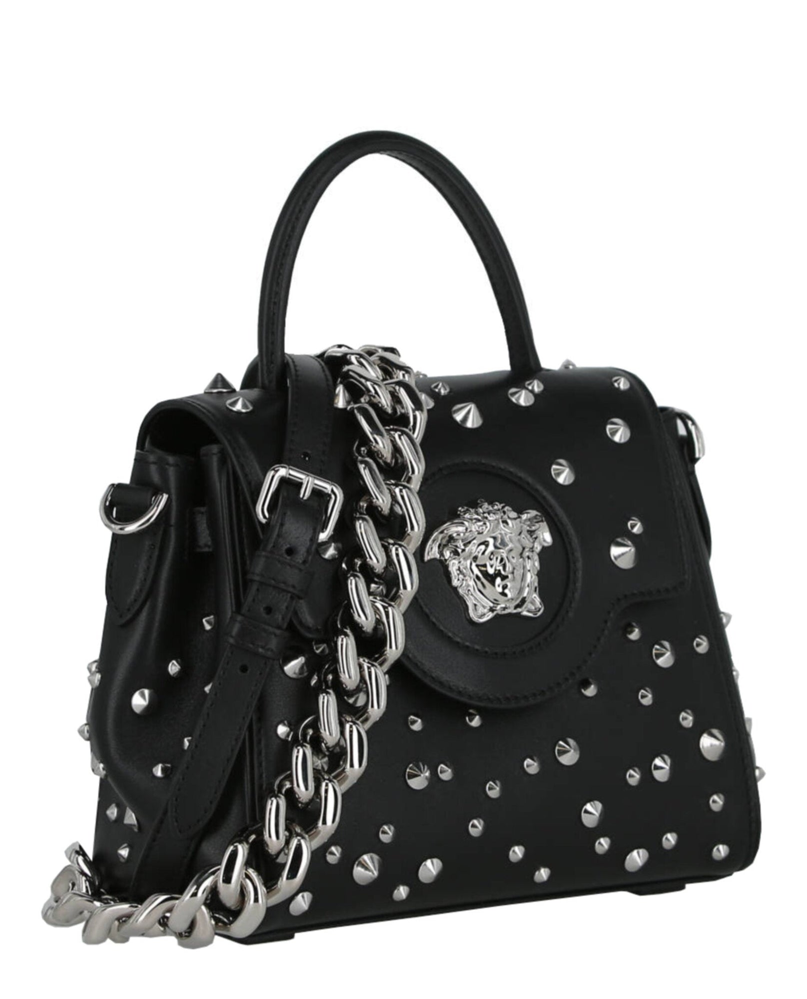 Versace | Studded La Medusa Shoulder Bag