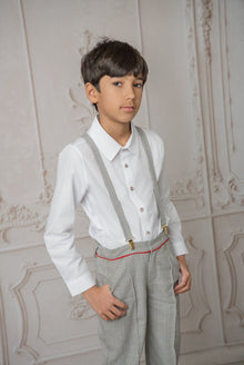 Baby Boys | George Print Top and Pants Set | Tartan