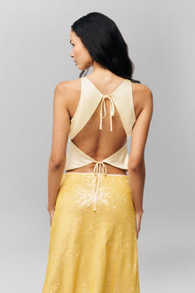 Womens | Regine Cowl Neck Top | Honey Butter