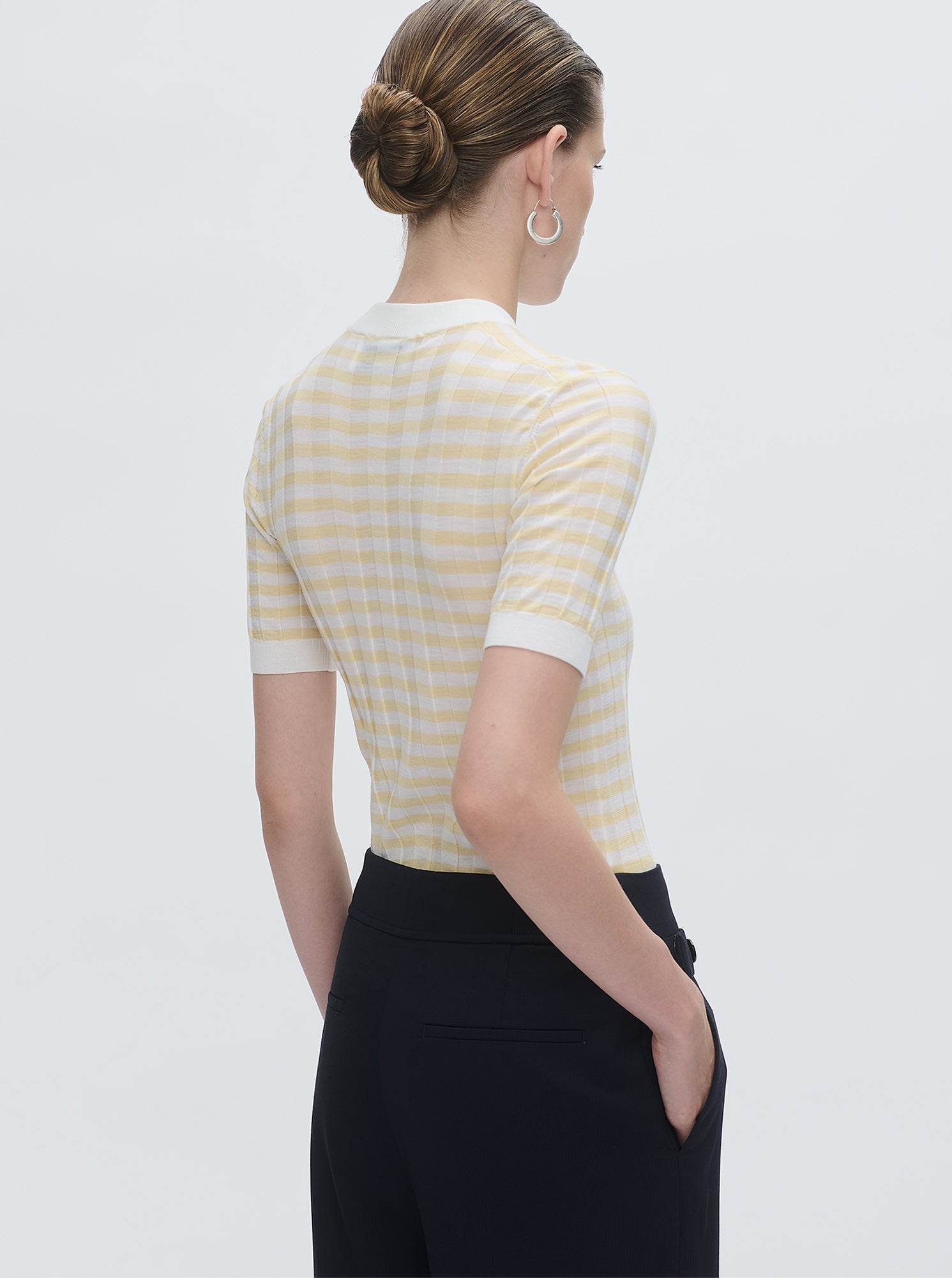 Deeda Stripe Knit | Yellow/Ivory Stripes