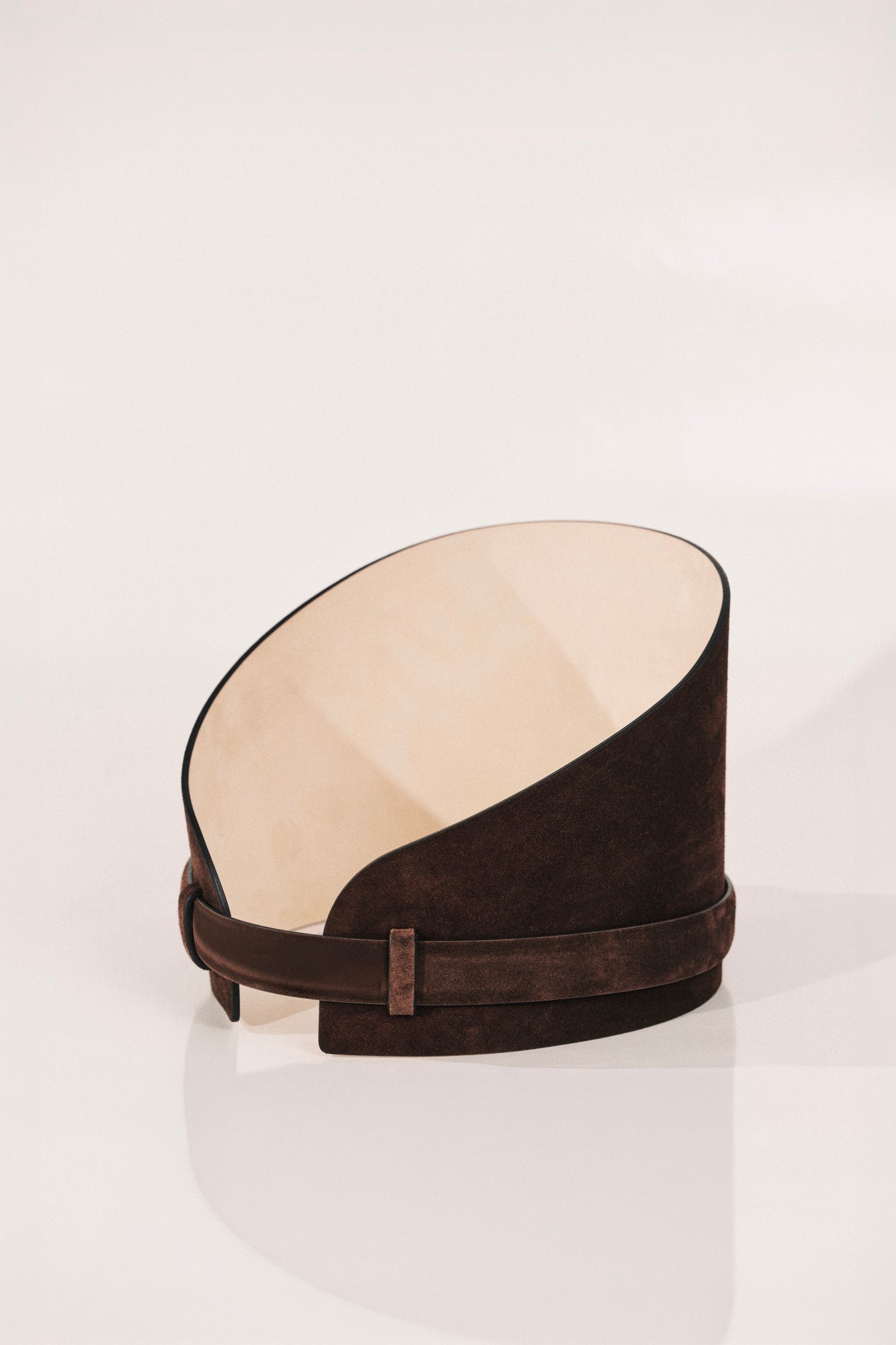 Bodice Belt Short Belt | Chocolate Suede & 24K Gold