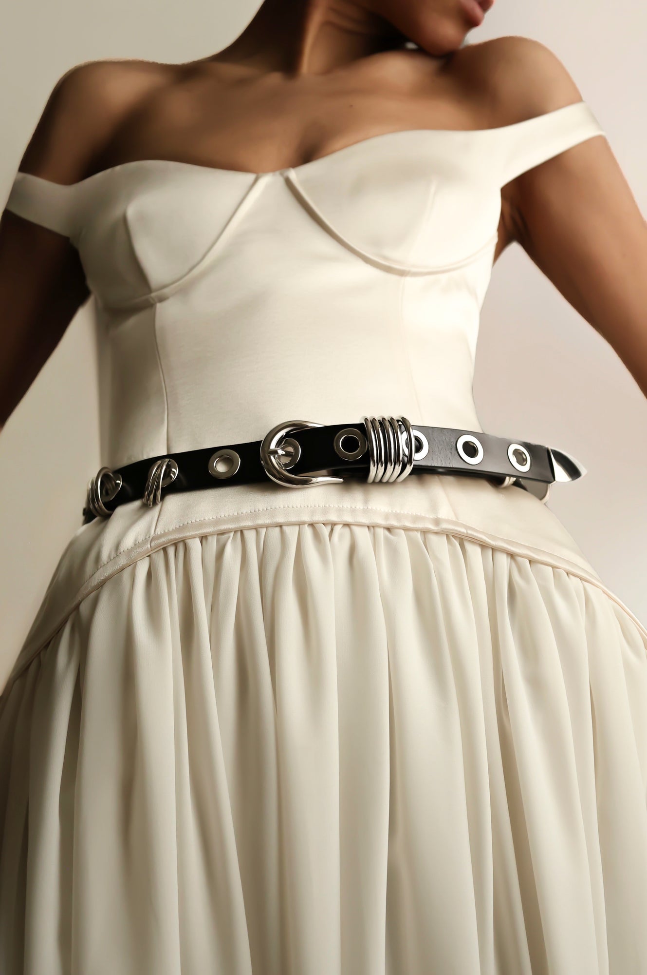 Revenge Belt | Black & Silver