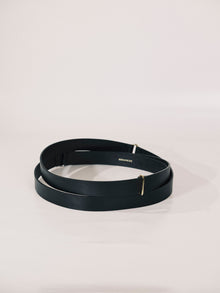 Link Wrap Belt Belt | Black & Silver & 24K Gold