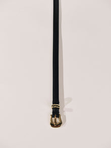 Le Fil Belt | Black & 24K Gold