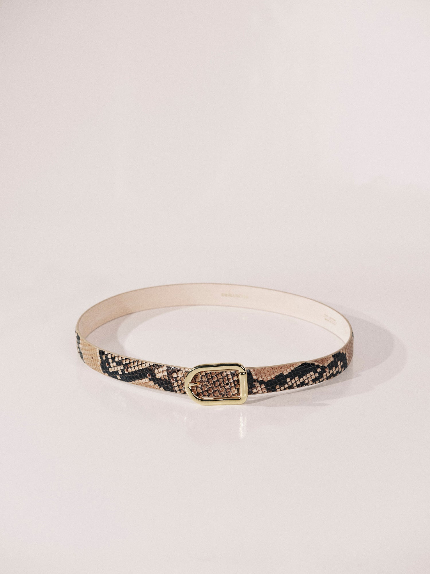 Mija Belt | Sahara Snake & 24K Gold