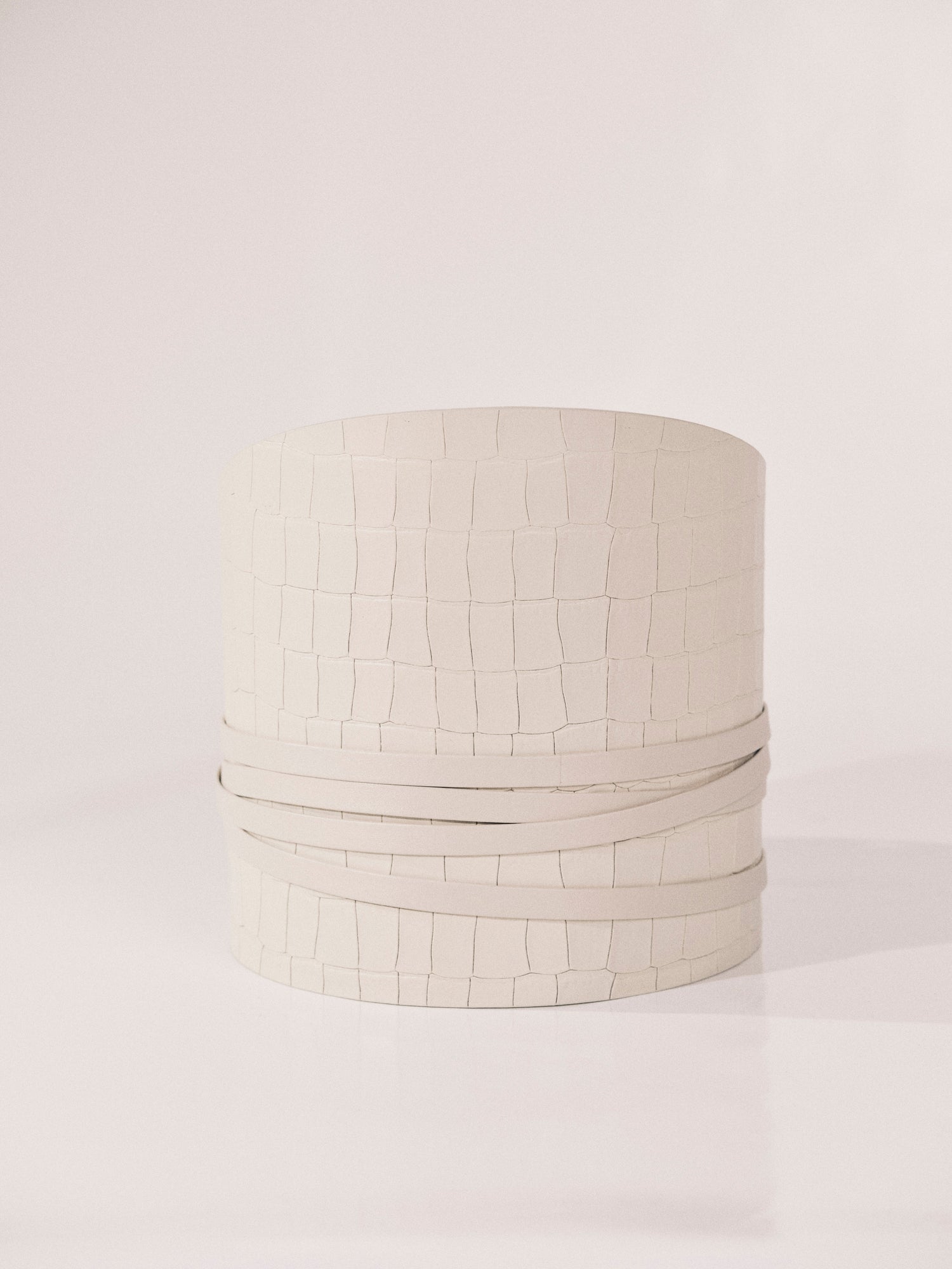 Undone Corset Supple Ivory Alligator | Ivory Alligator