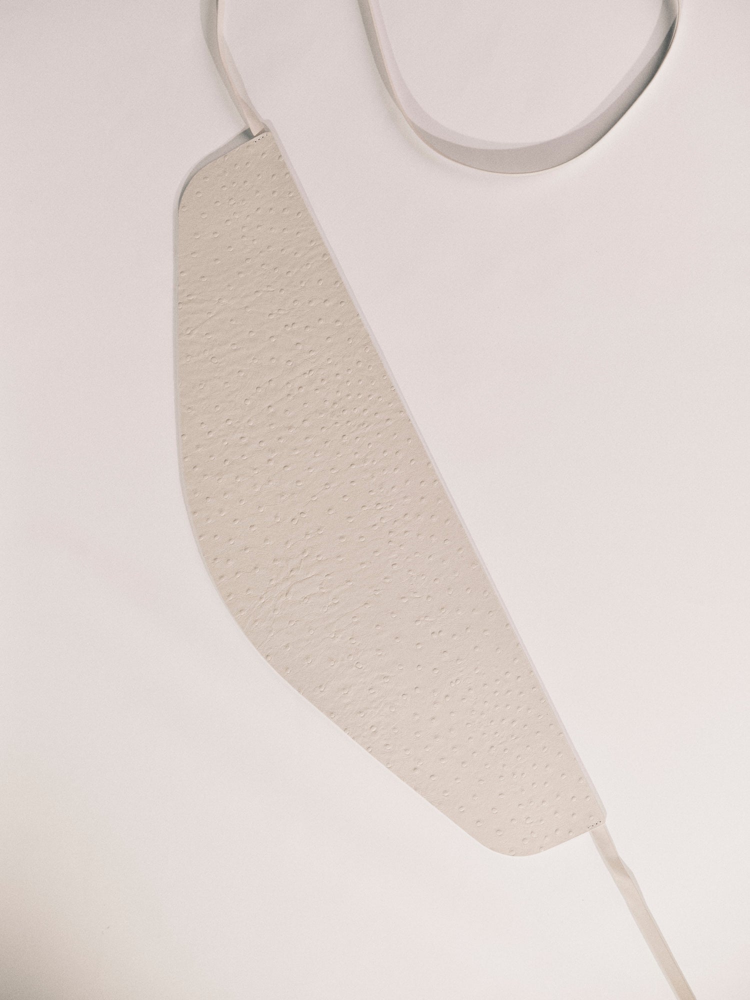 Undone Corset Supple Ivory Ostrich | Ivory Alligator