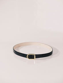 Mija Black Eel Gold | Black Eel & 24K Gold