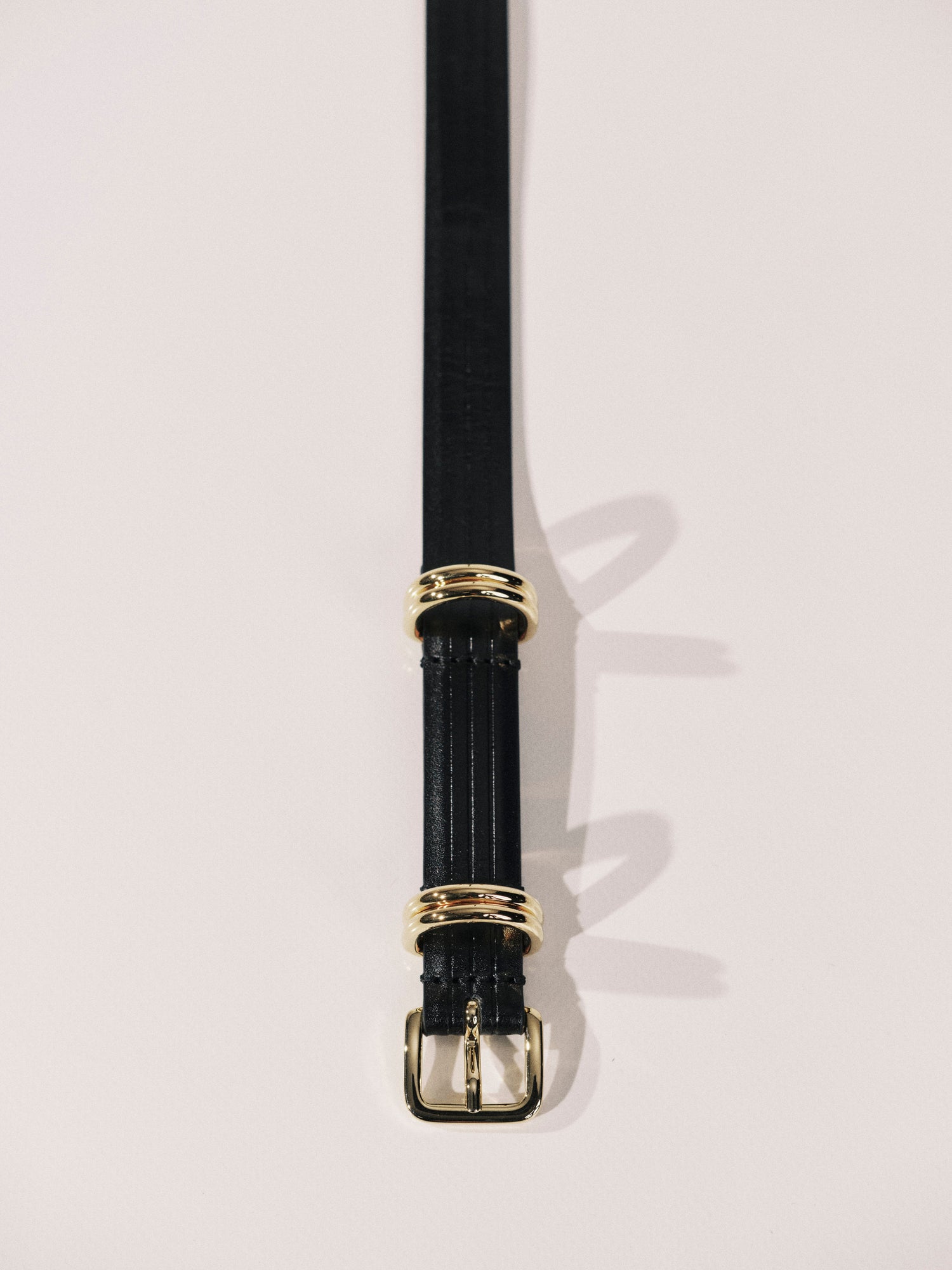Constance Corduroy Leather Black Gold | Corduroy Black & Gold