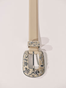 Vendome Belt | Chiffon & Silver