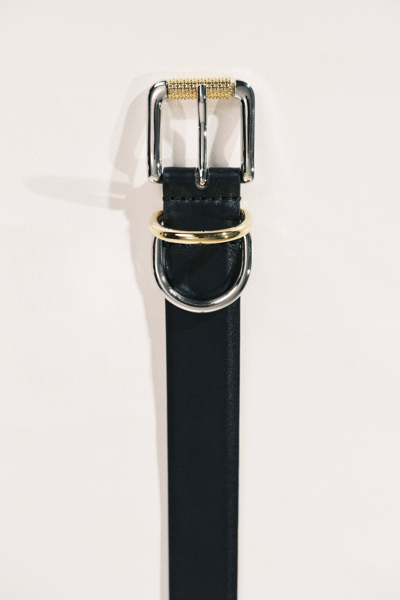 Alegra Belt | Black & Silver & 24K Gold