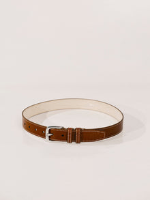 Louison Belt | Camel & White & Silver