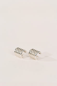 Hollyhock Earrings Medium | Sterling Silver