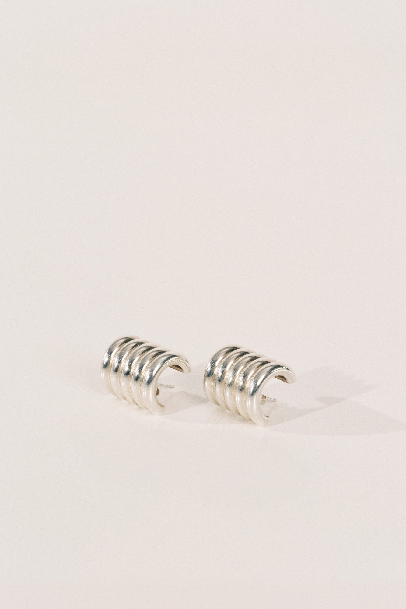 Hollyhock Earrings Medium | Sterling Silver