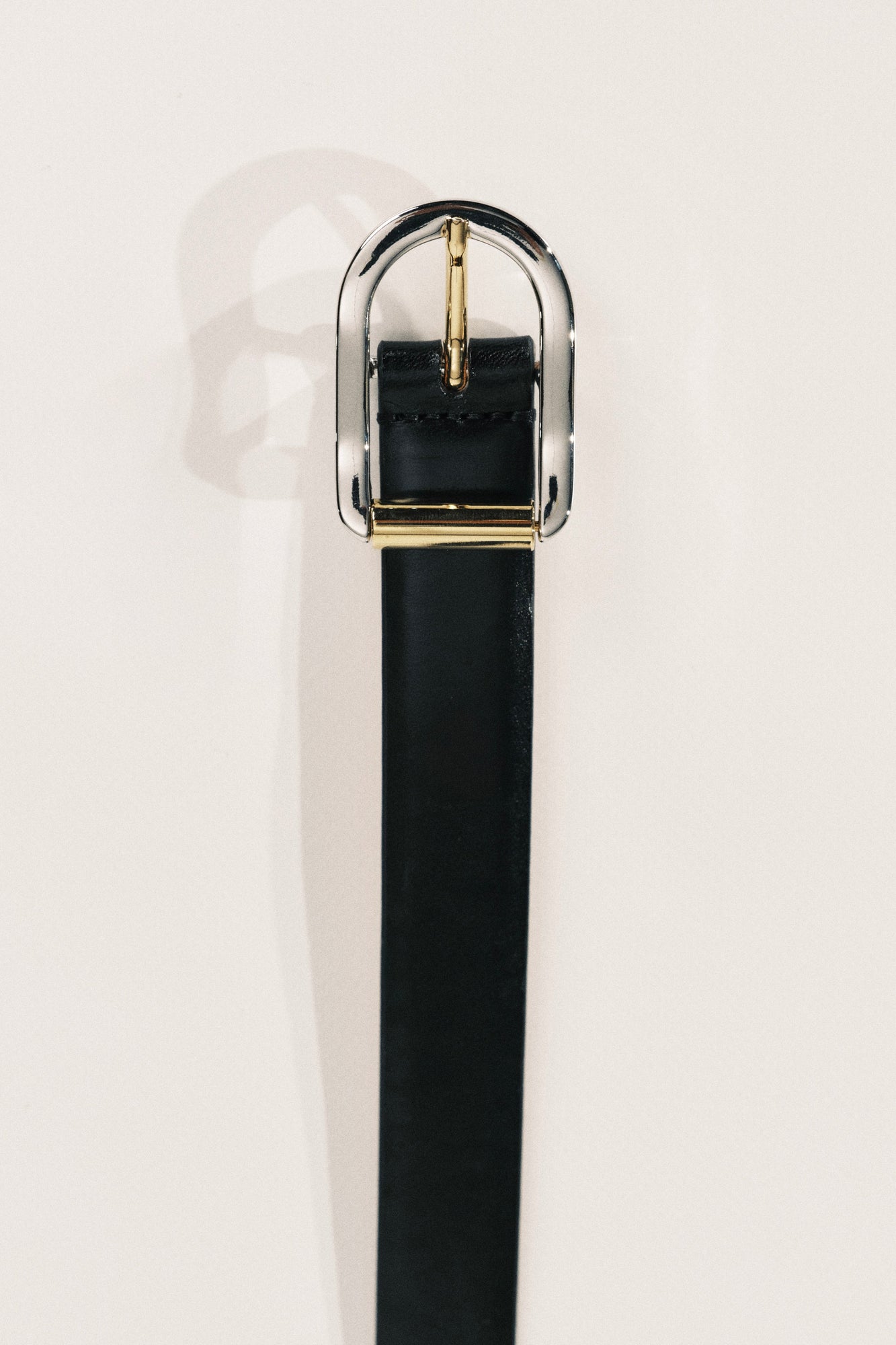Mija Mixed Metal Belt | Grey