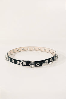Revenge Belt | Black & Silver