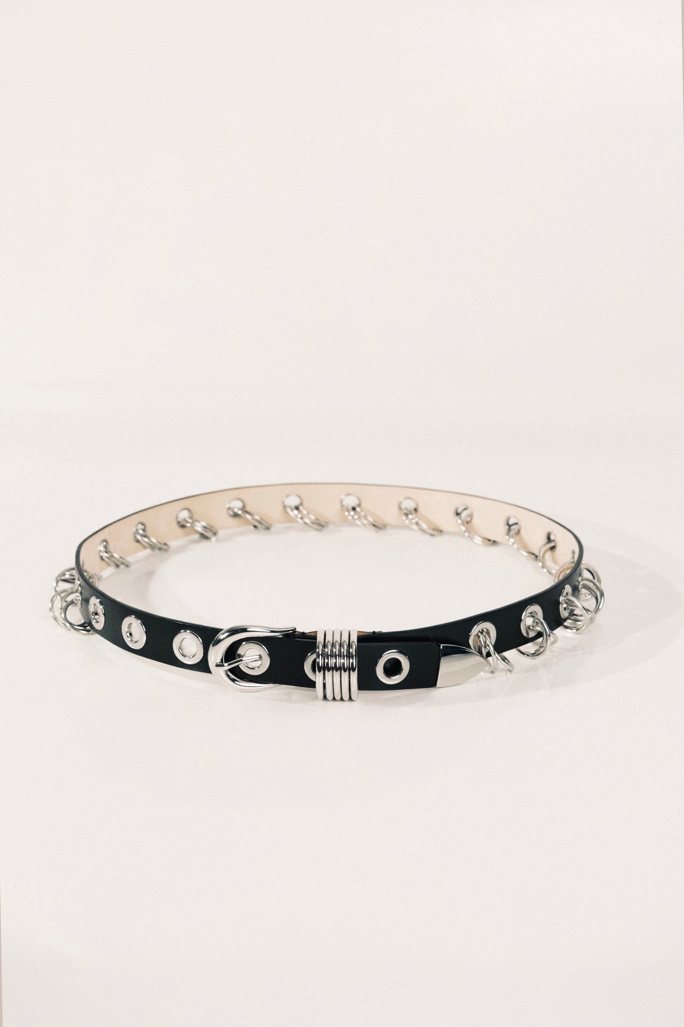 Revenge Belt | Black & Silver