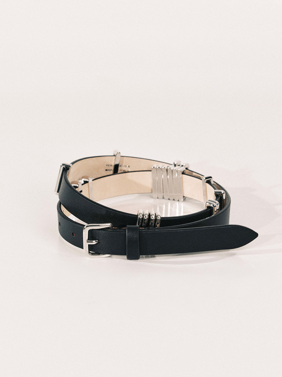 Richa Single Wrap Belt | Black & Silver