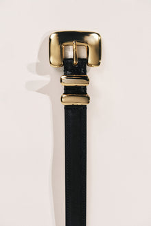 Tetra Belt | Black & 24K Gold