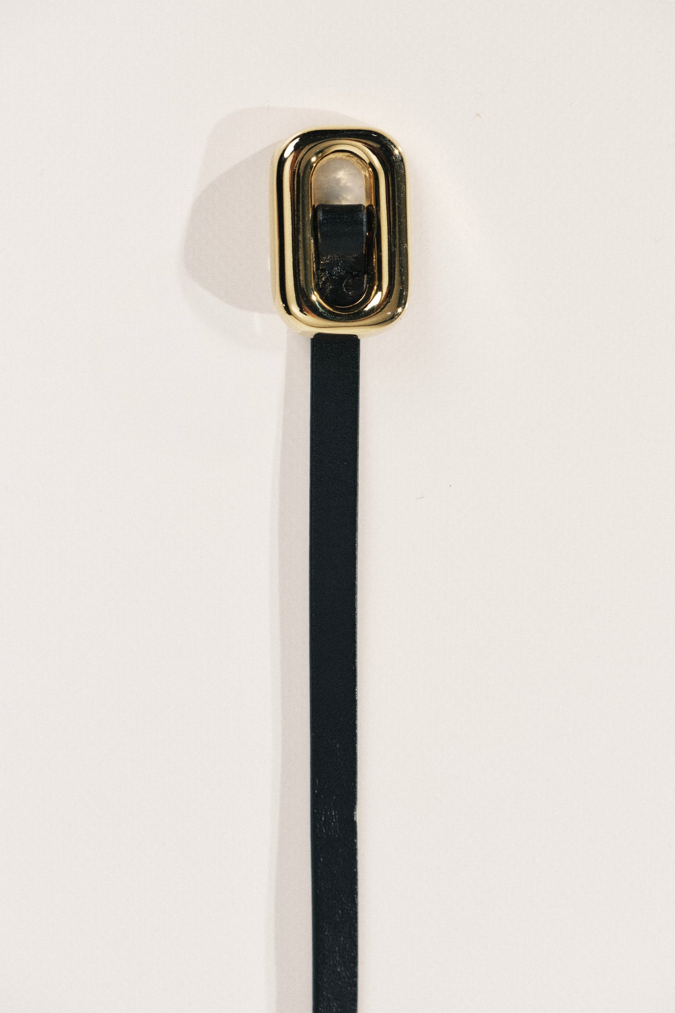 Venura Belt | Black & 24K Gold