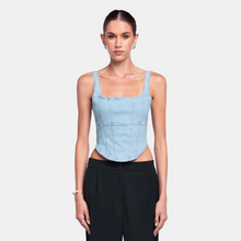 OW Collection DEMI Top Account 019 - Denim Blue
