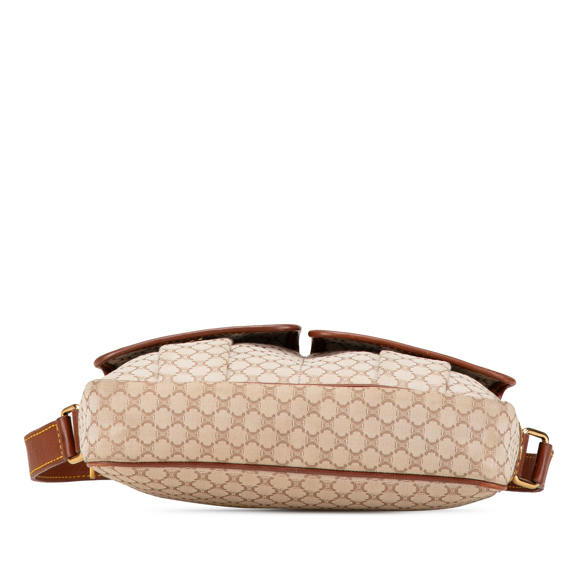 Celine | Pre-Owned Macadam Canvas Crossbody | Brown/Beige