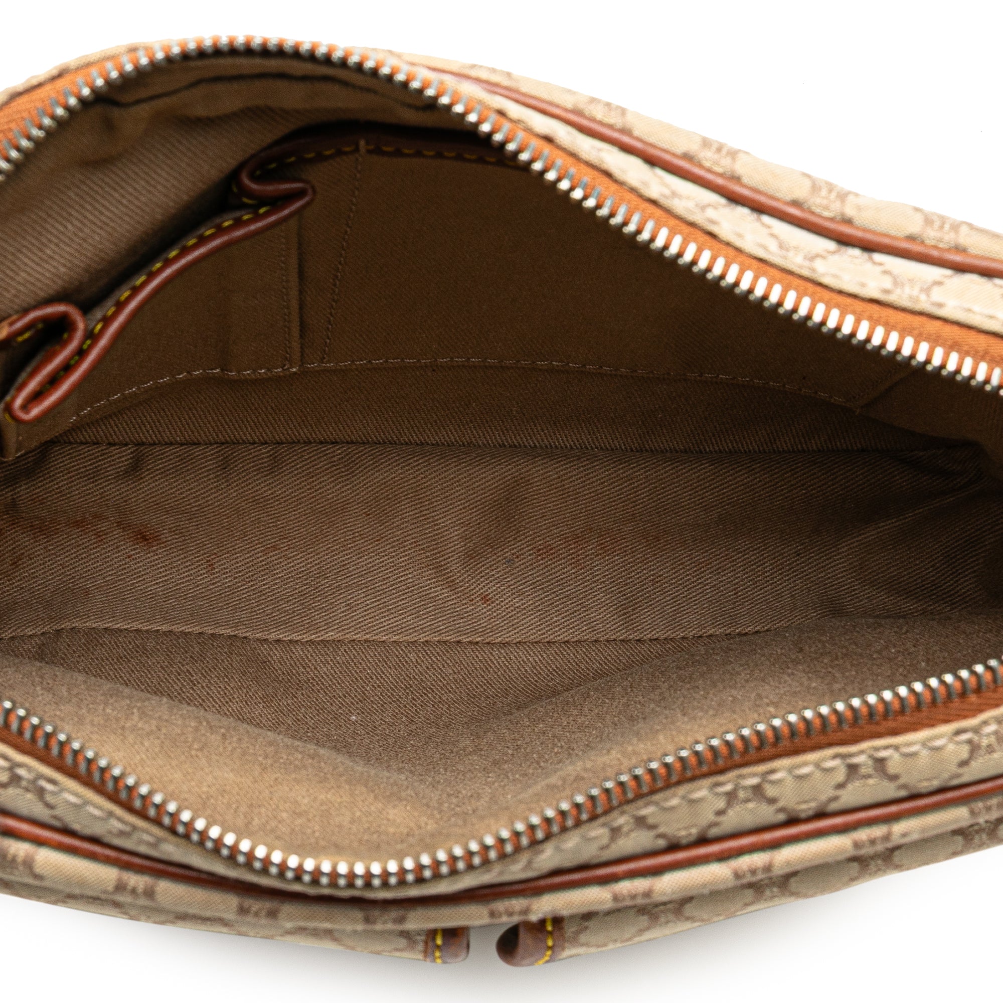 Celine | Pre-Owned Macadam Canvas Crossbody | Brown/Beige