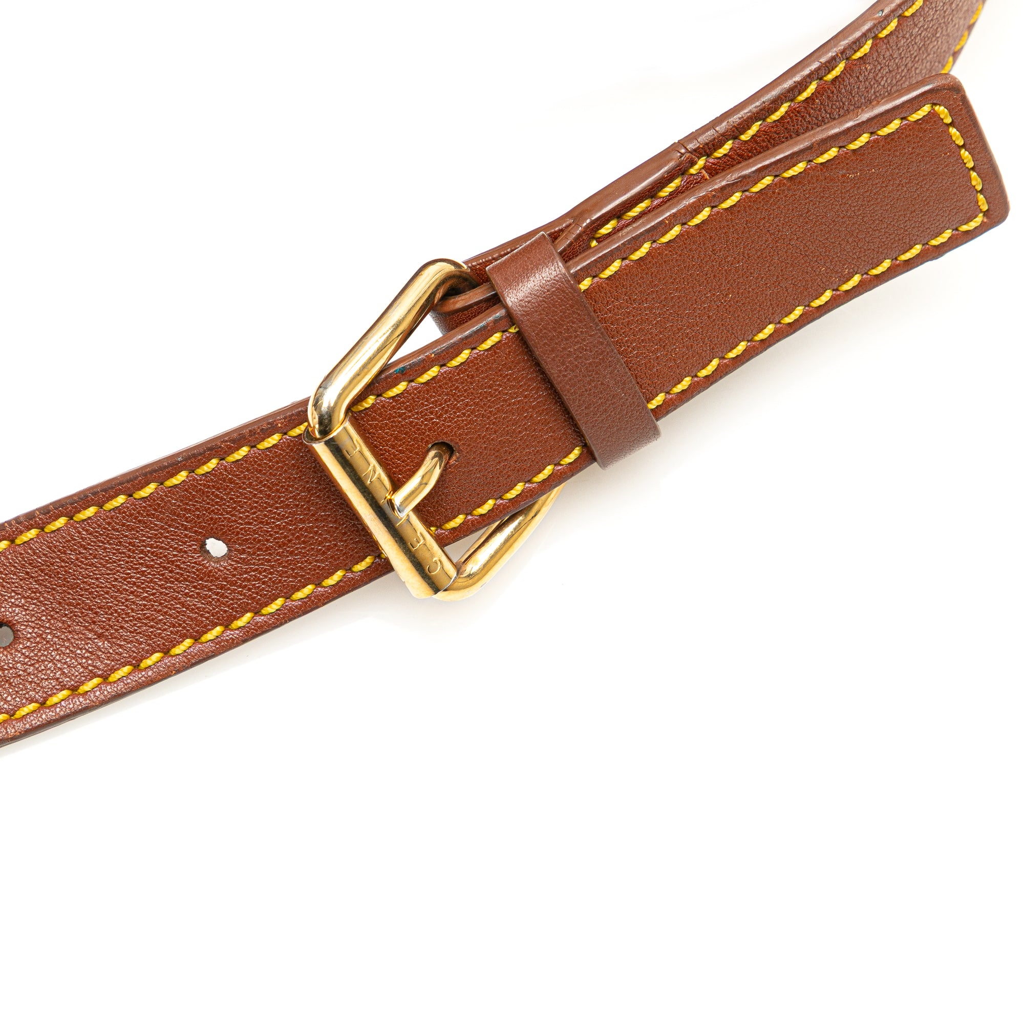 Celine | Pre-Owned Macadam Canvas Crossbody | Brown/Beige