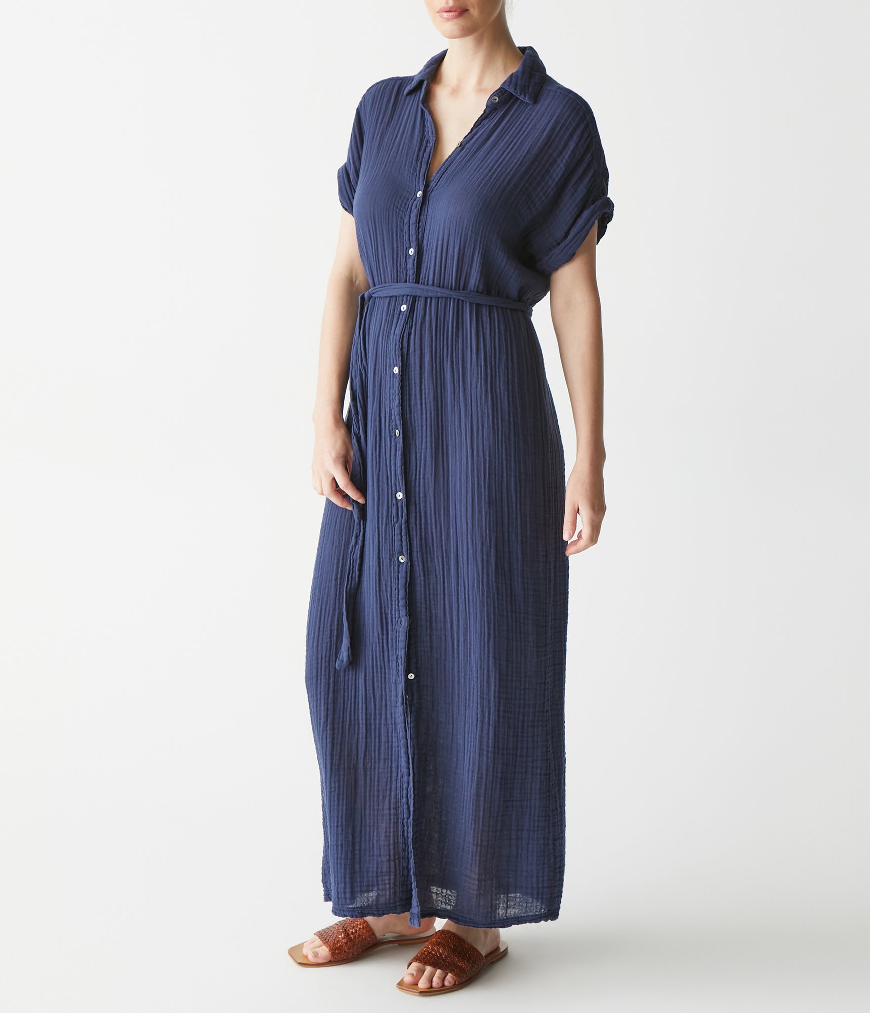 Allen Maxi Shirt Dress | Nocturnal