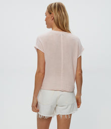 Evie Faux Wrap Top | Lychee