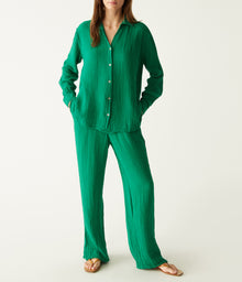 Jovi Gauze Pant | Kelly