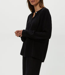 Kacey Peasant Top | Black