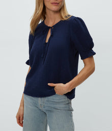 Genevieve Puff Sleeve Top | Nocturnal