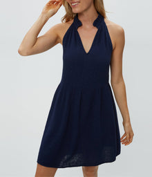 Alessa Dot Gauze Dress | Nocturnal