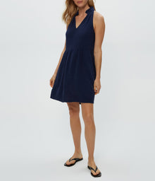 Alessa Dot Gauze Dress | Nocturnal