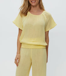 Freema Smocked Top | Lemonade